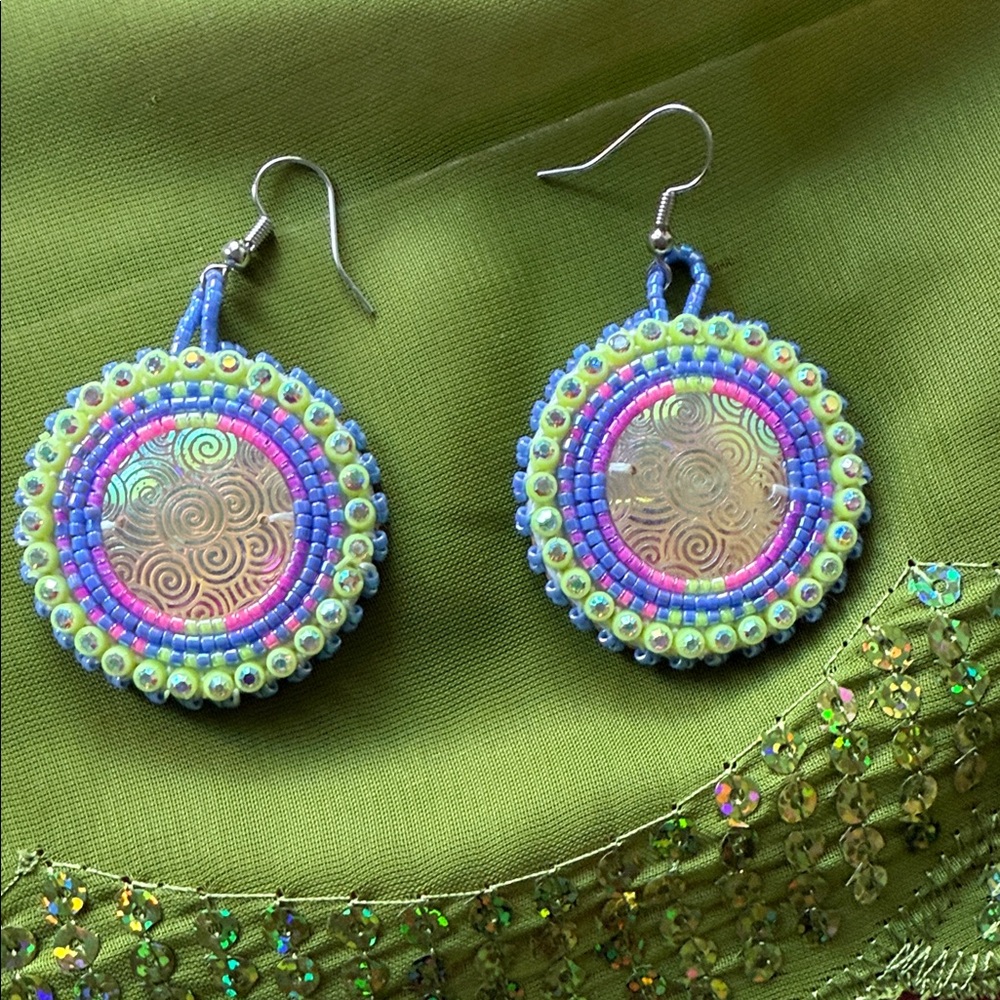 Colorful Beaded Earrings